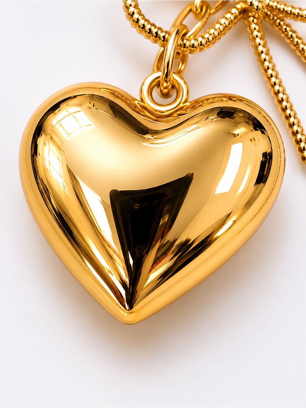 NICOLE Gold Heart Keychain Bag Charm Bow Accent NWT - Picture 2 of 4
